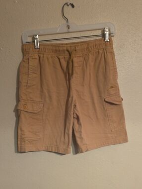 Tommy Bahama Khaki Cargo Drawstring Shorts 10/12